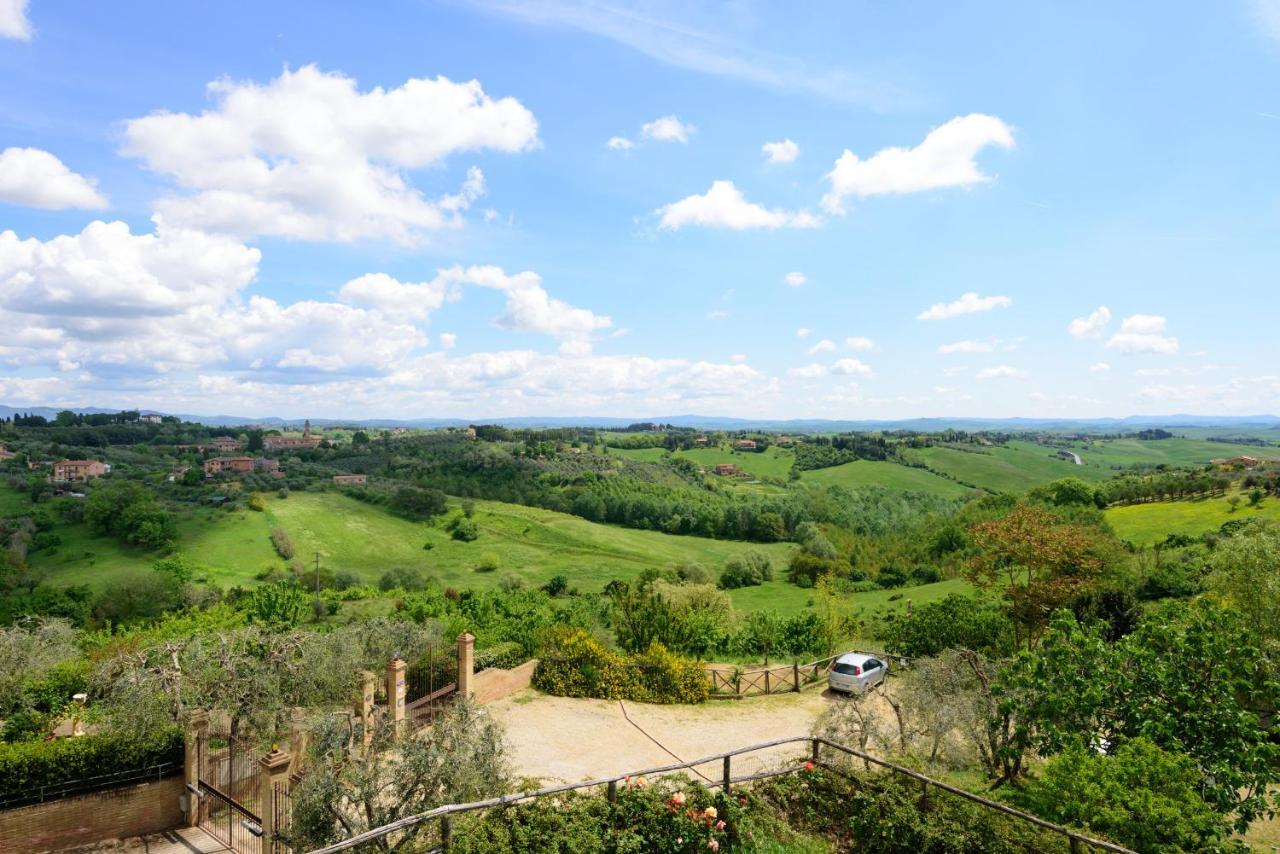 Luglie 360° Panoramic Terrace Apartment Siena Bagian luar foto